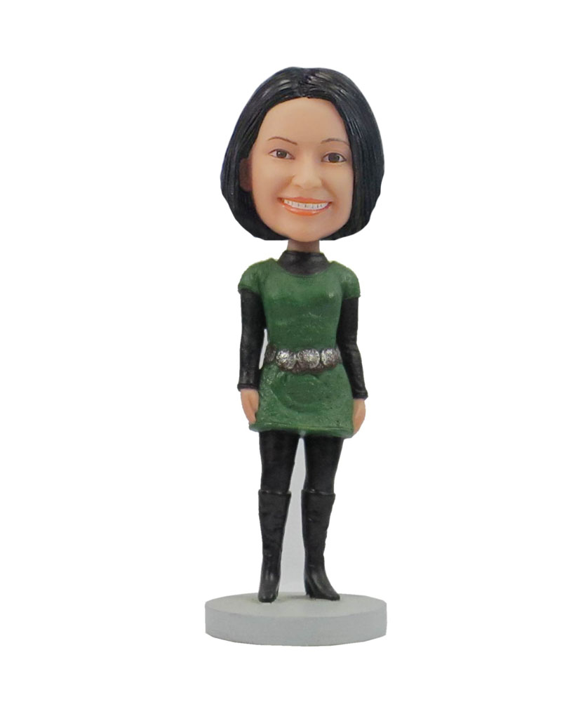 Female Dress and Boots bobbleheads bobble head toy