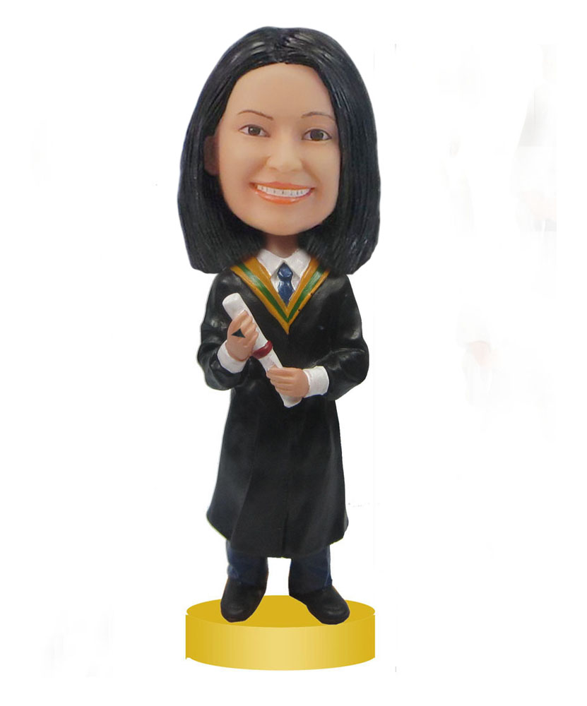 Female Graduation bobble heads pictures of bobbleheads