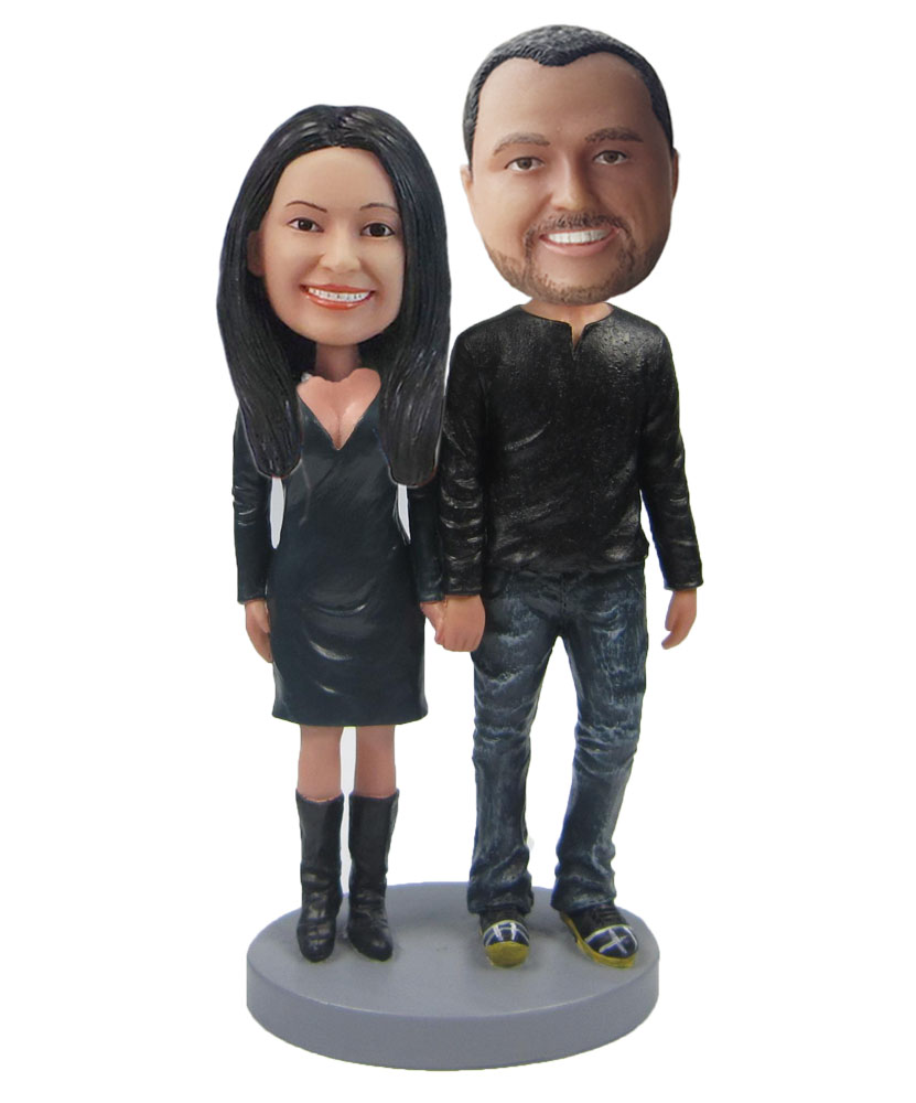 Personalized Custom Sweet Couple Bobble Heads W349