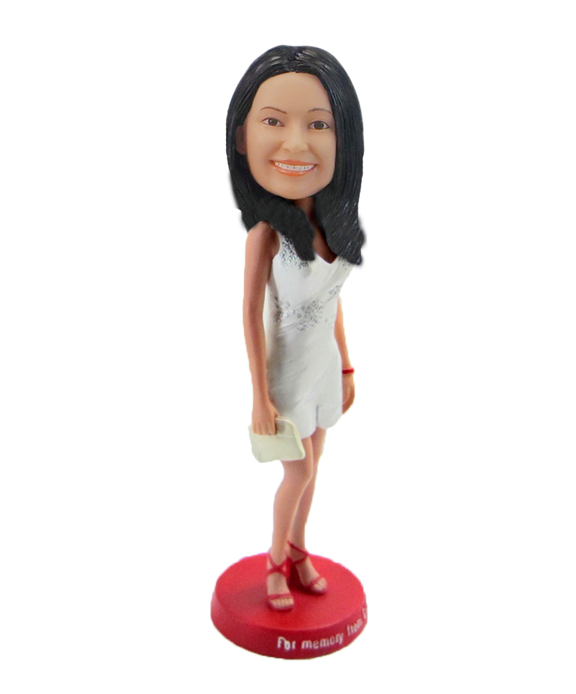 Elegant girl custom bobbleheads personalized bobbleheads cheap F73