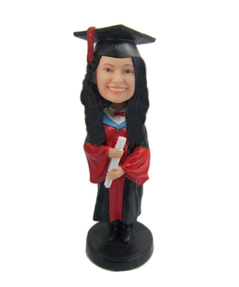 Female graduate personal bobbleheads F30