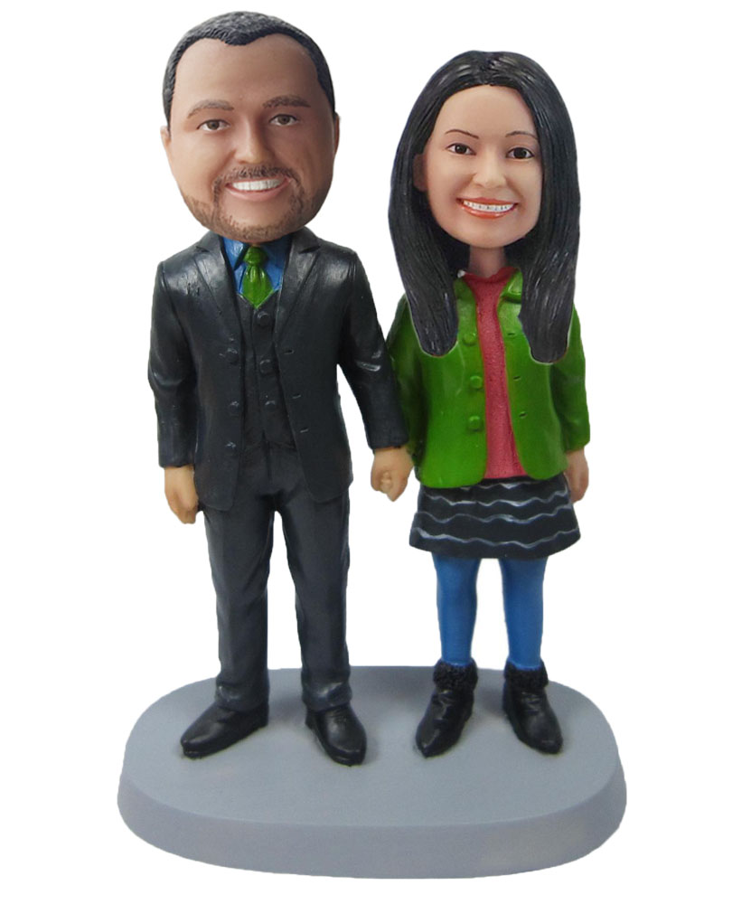 Personalized Custom Bobblehead Of Couple