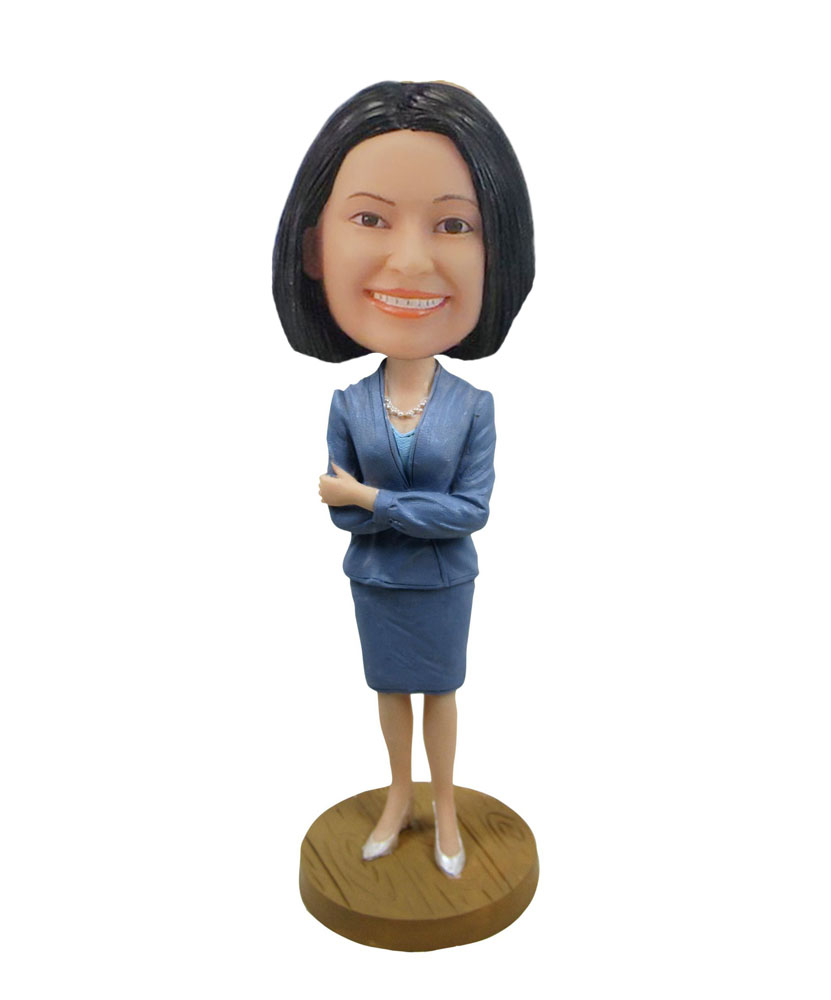 Female executive bobbleheads personalized F66