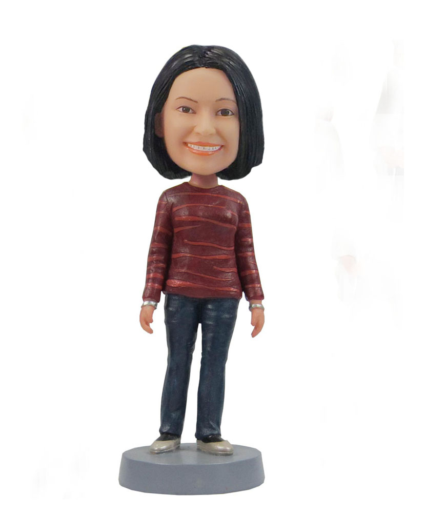 Custom bobblehads birthday gift for mon F32