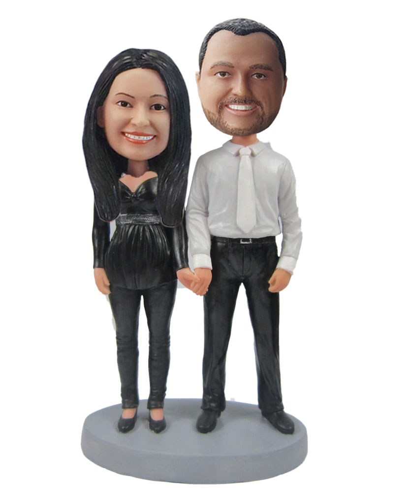 Custom Dad And Mom Bobbleheads W570