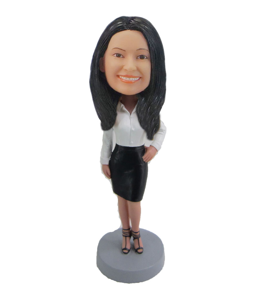 Custom made Offcie lady bobbleheads F59