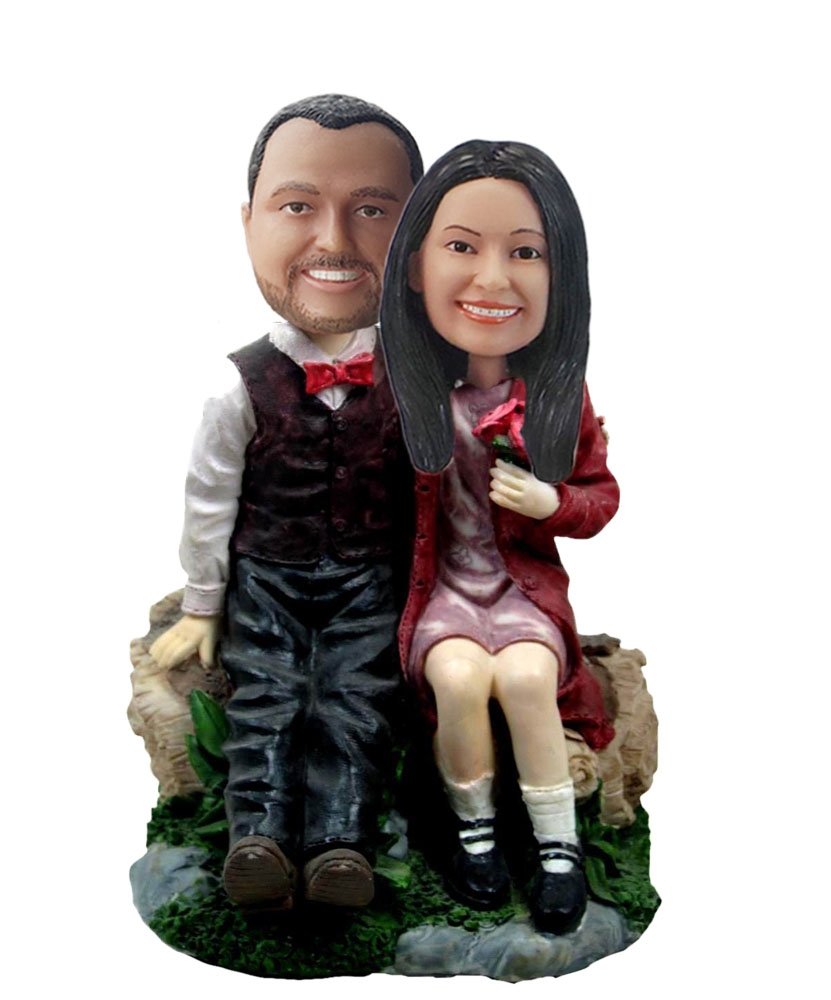 Custom Sweet Couple Bobble Heads W582