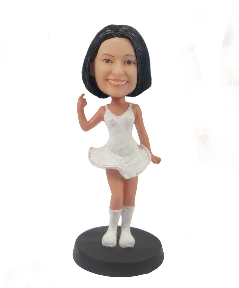 Ballerina with tutu female bobbleheads from photo F89