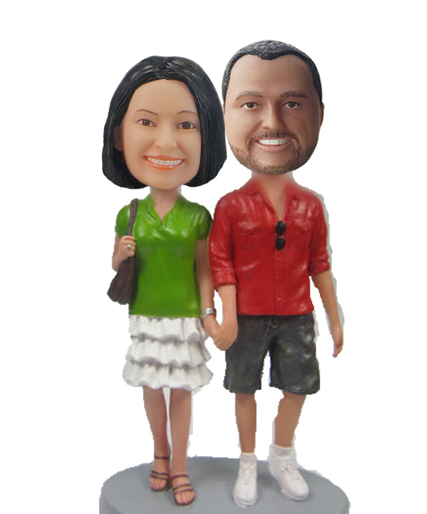 Couple walking down the aisle bobblehead W632