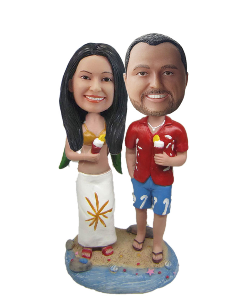 Beach lover bobblehead doll W689