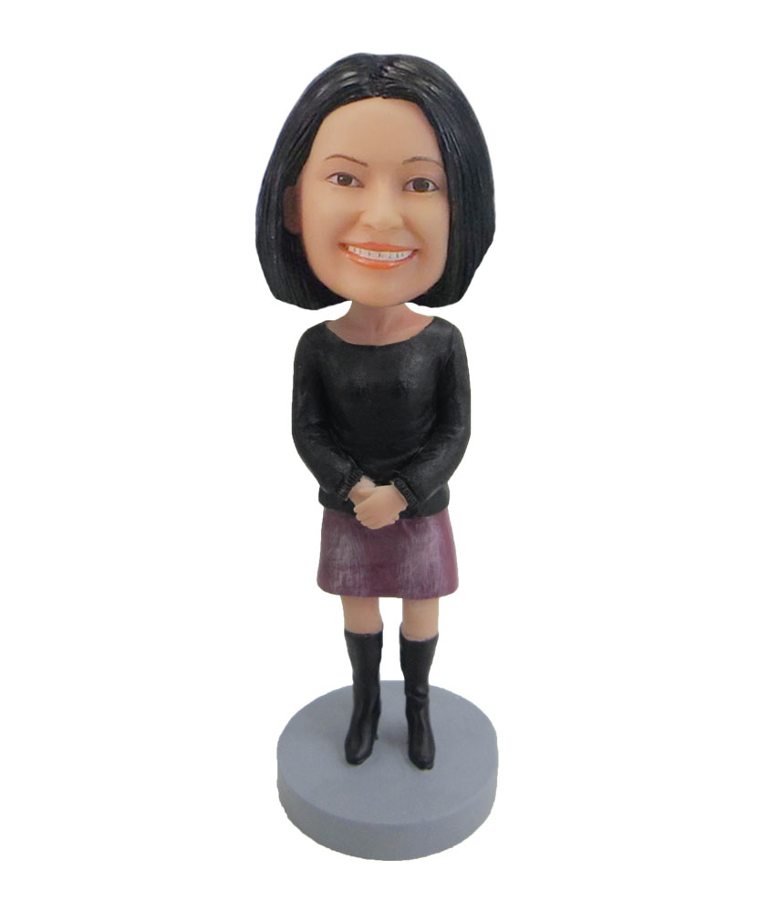 bobble head dolls of leusure woman F54