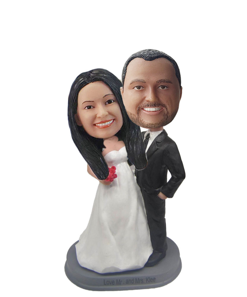 ride And Groom bobblehead Doll W733