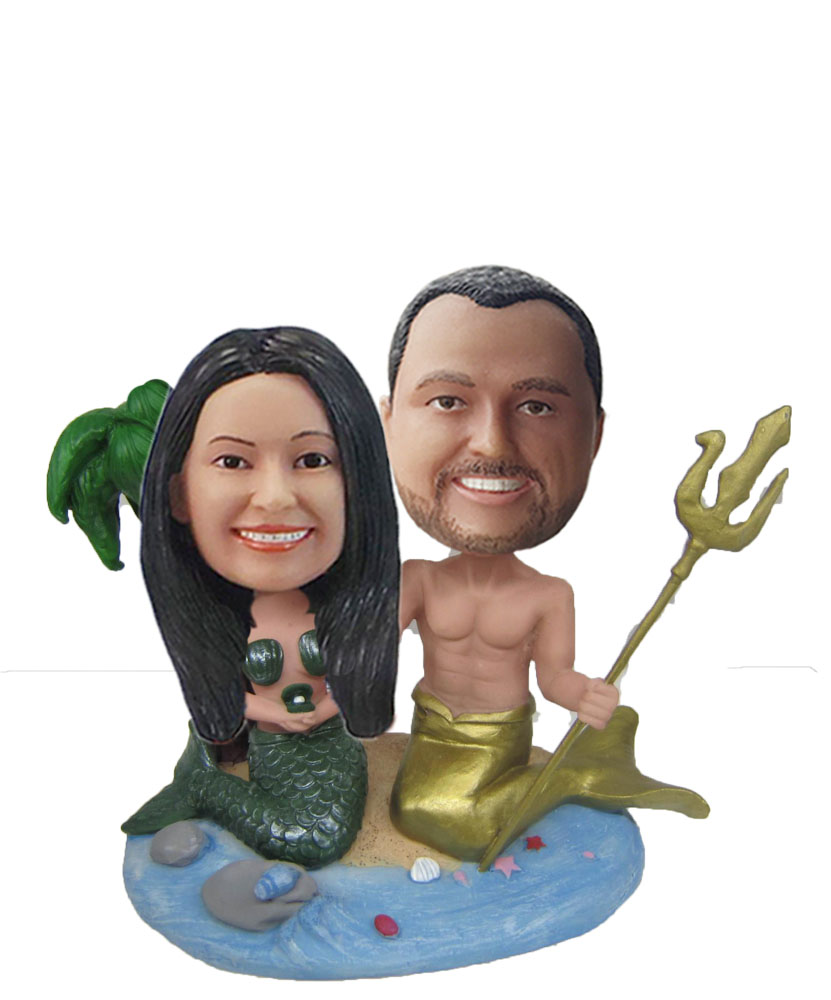 Custom Couple bobblehead Man And Woman Bathing In A Tub W773