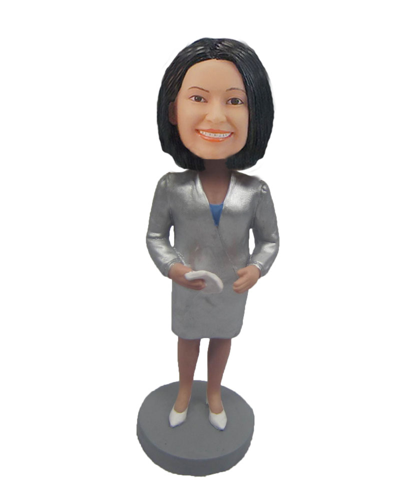 Female Teacher art work Technological sense bobblehead F130