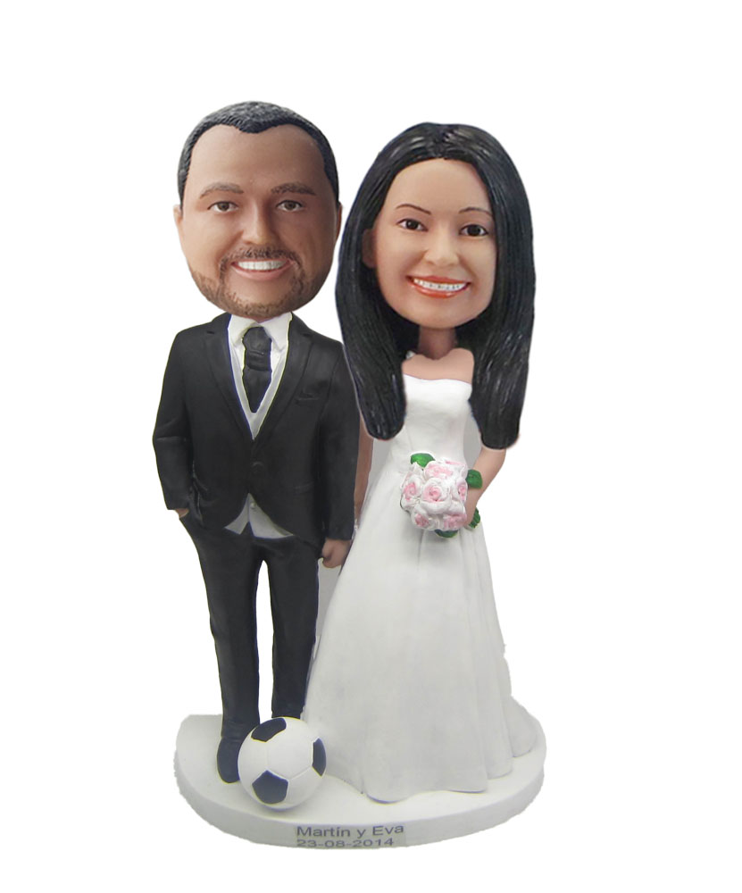 Customized wedding cake toppers  W470