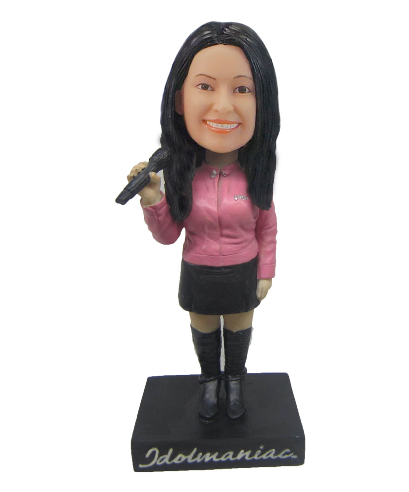 Female Singer Karaoke Bobbleheads F866