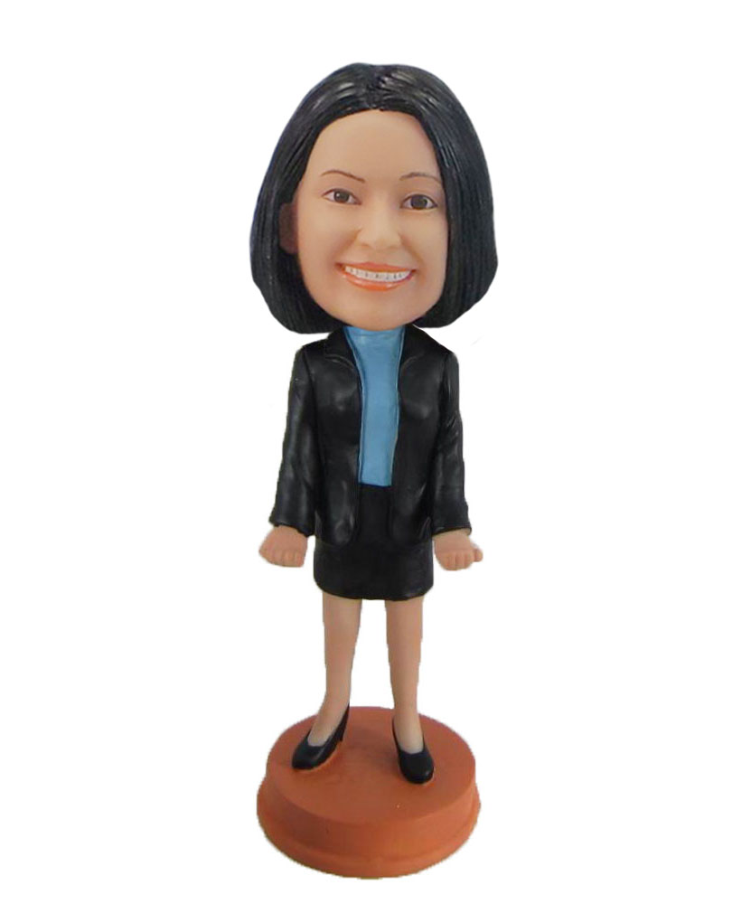 Female executive custom bobblehead F1021