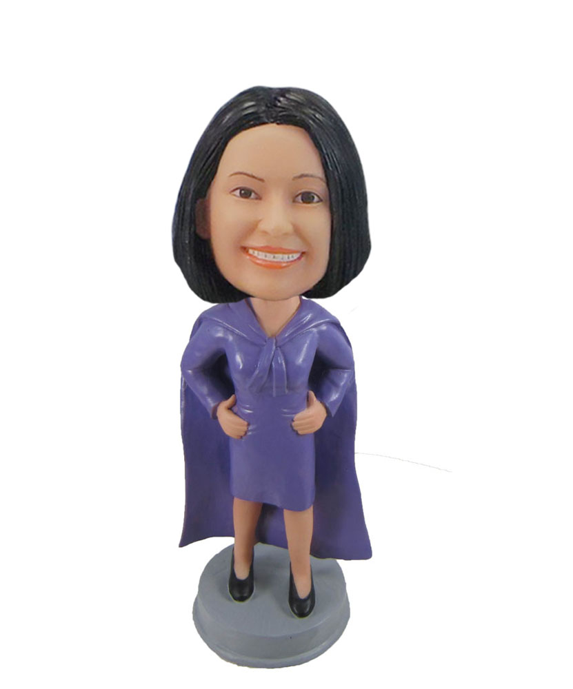 Personalized Female boss bobbleheads super fabulous female F1082