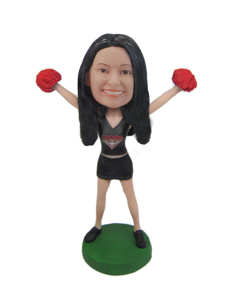 Cheerleader Cheerleading dance pictures of bobble heads F7103